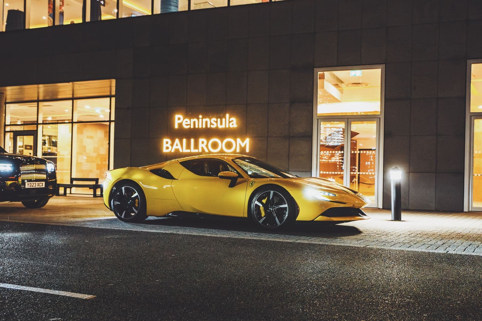 Ferrari SF90 at Peninsula Hotel