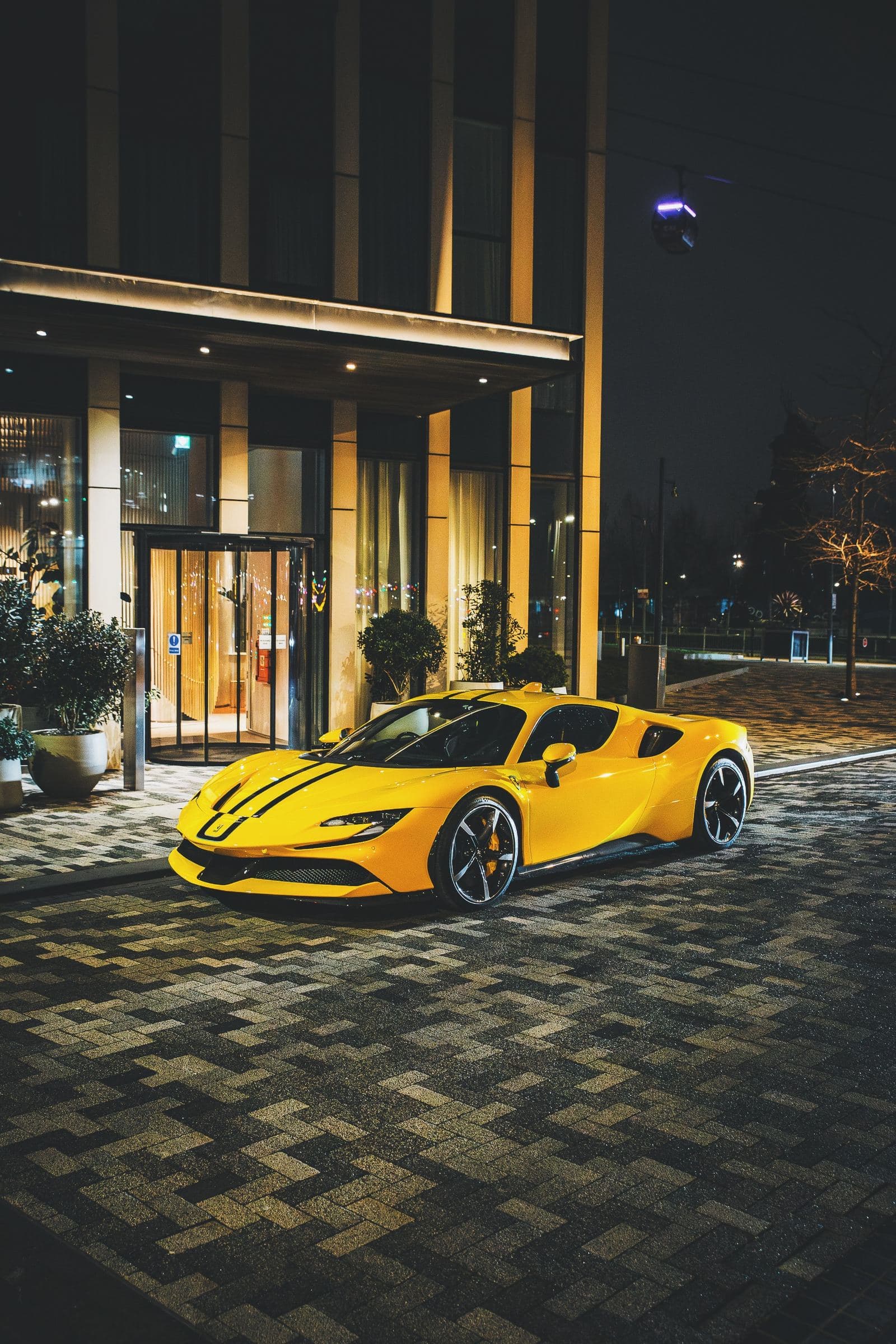 Ferrari SF90 portrait shot