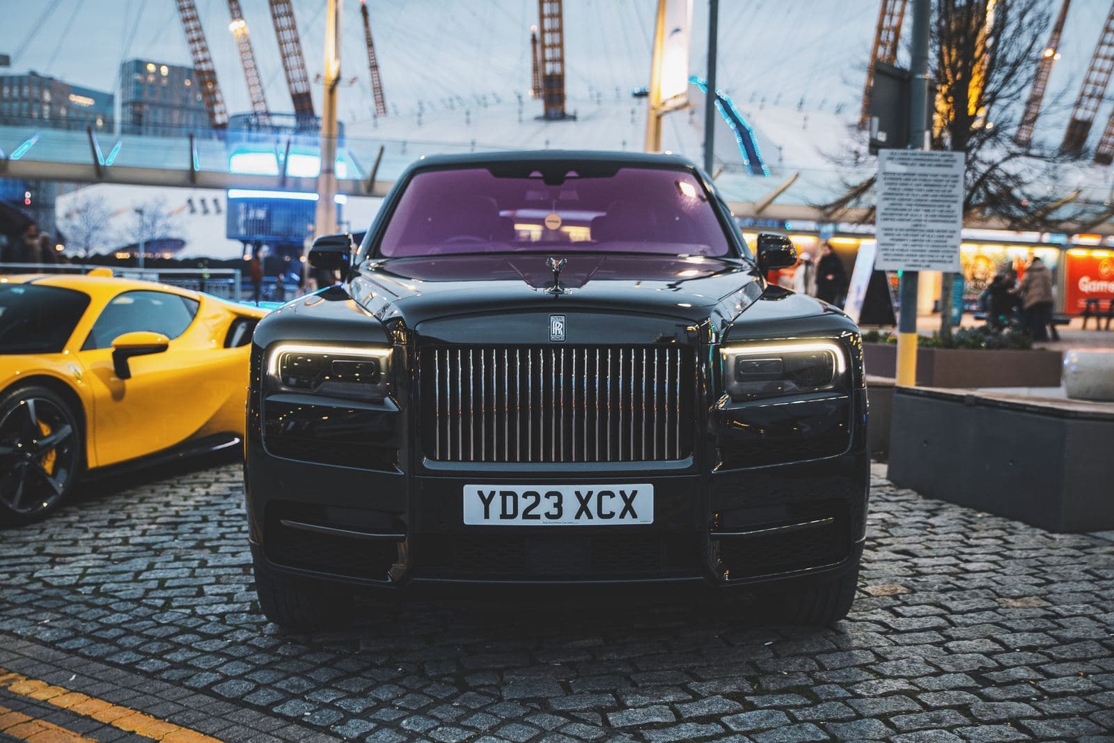 Rolls-Royce front grille detail