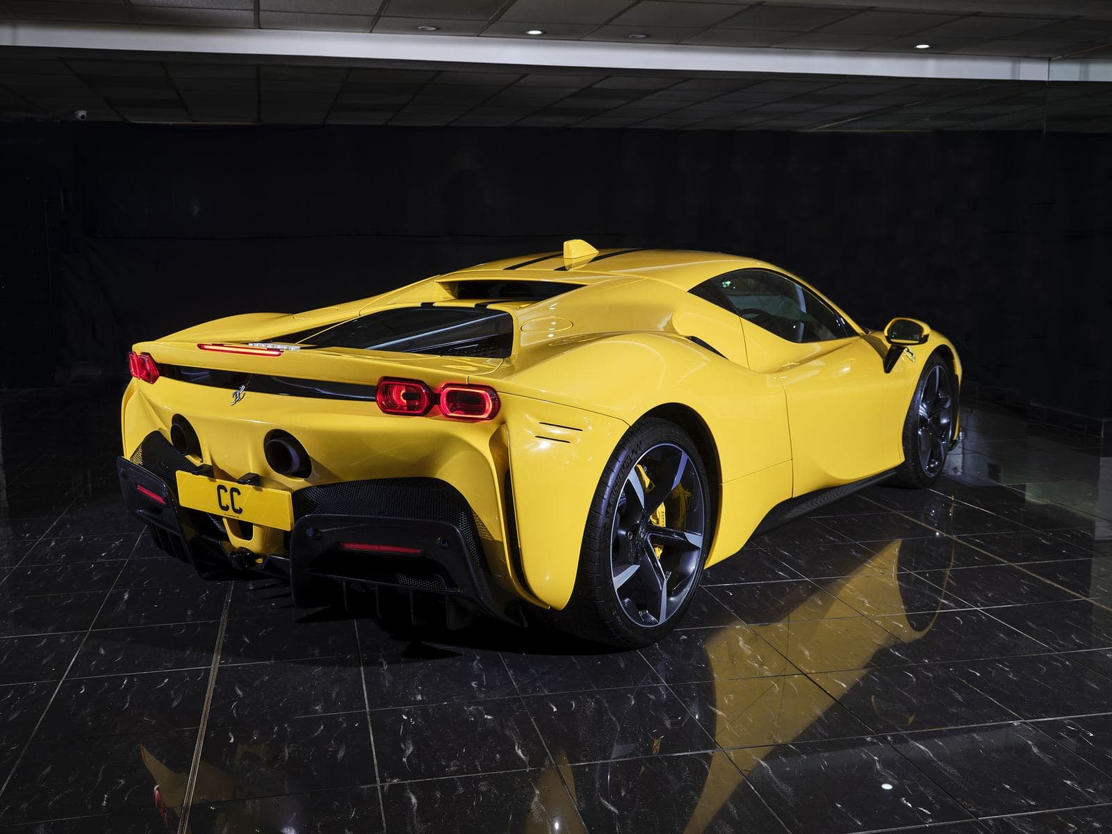 Ferrari SF90 rear three quarter