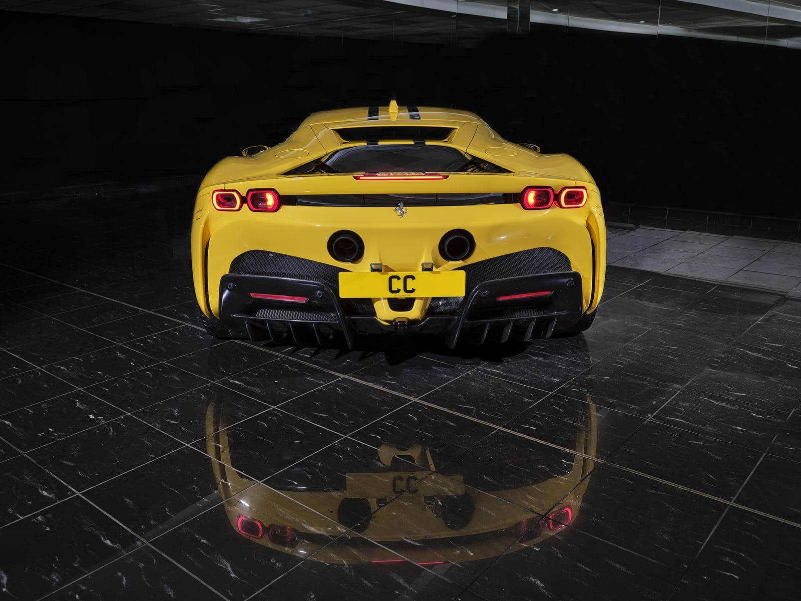 Ferrari SF90 rear