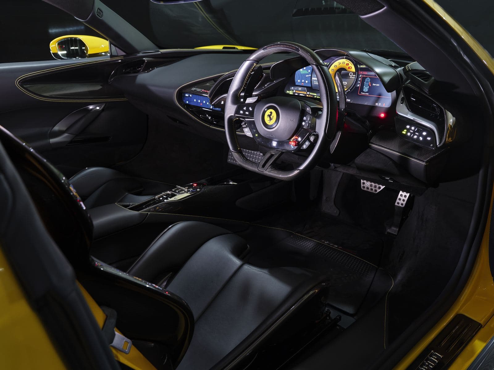 Ferrari SF90 cockpit