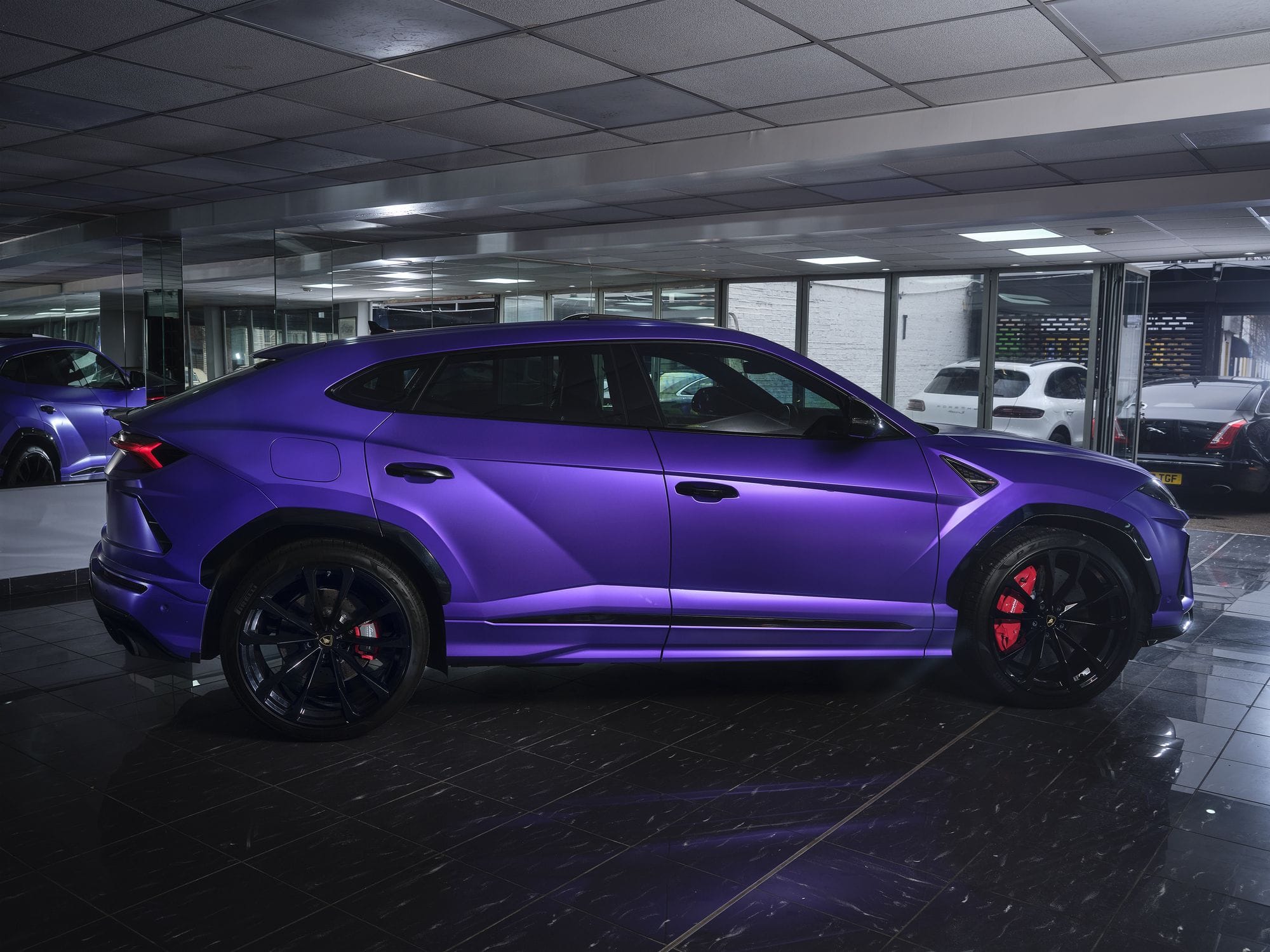 Lamborghini Urus in profile